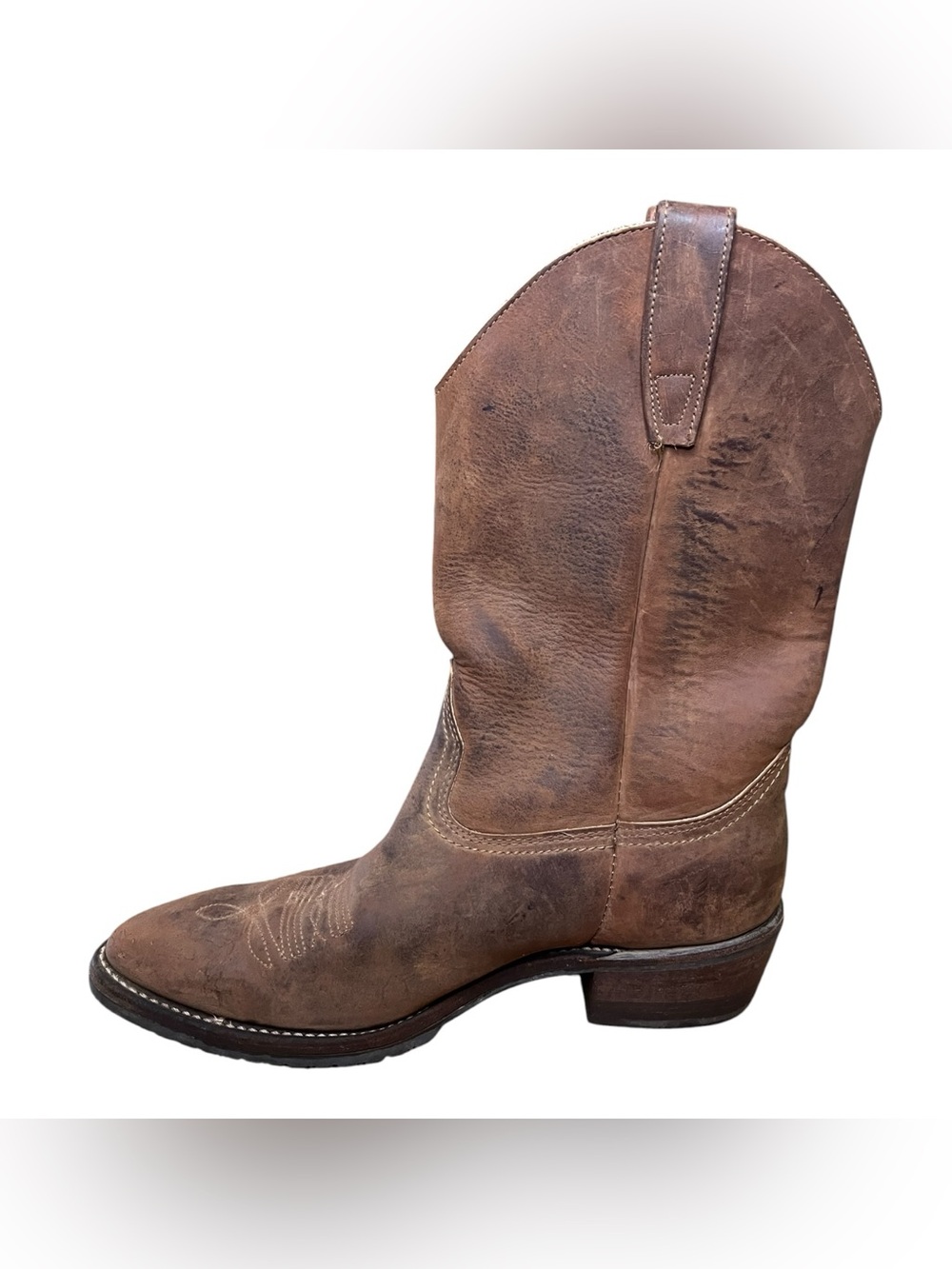 Vintage Eddie Bauer By Nocona Men’s Western Roper Cowboy Boots 10.5M